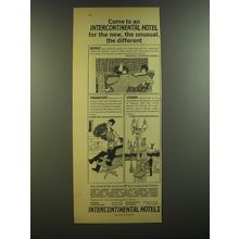 1964 Intercontinental Hotels Ad - Come to an Intercontinental Hotel