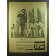 1964 Remington Lektronic Shaver Ad - No silly point