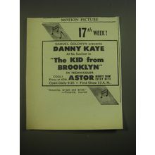1946 The Kid from Brooklyn Movie Ad - Samuel Goldwyn presents Danny Kaye