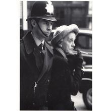 London Policeman Arresting Smoking Transvestite Gay Interest Postcard