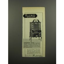 1953 Kling New Arlington Highboy Desk Advertisement