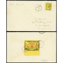 CL13, Scarce Commercial Semi Official Cover to England