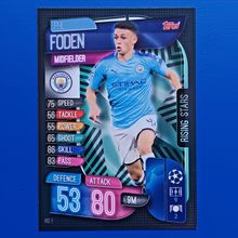 MATCH ATTAX Champions League 19/20 Extra - RS1 - Phil Foden - Rising Star