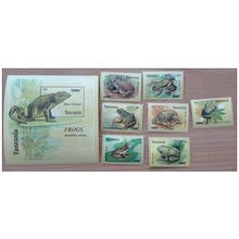 Tanzania 1996 Reptiles Reptilien Grenouilles 7 stamps + 1 souvenir sheet MNH**