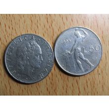 Italy 1955 50 Lire Coin