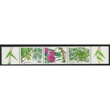 New Caledonia Forest Flowers strip of 3v 2004 MNH SG#1320-1322 MI#1334-1336