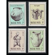 Hungary Neolithic and Copper Age Art 4v 1987 MNH SG#3771-3774