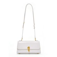 Women Fashion Genuine Leather Handbags Tote Bag Shoulder Bag White