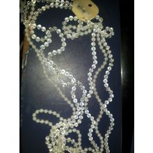 jay jays white plastic necklace long length brand new RRP $15 approx 120cm long