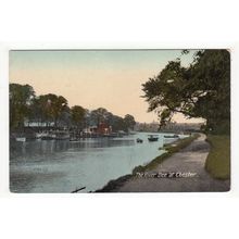 The River Dee at Chester Postcard Cheshire C10