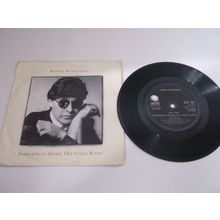 ROBBIE ROBERTSON - SOMEWHERE DOWN THE CRAZY RIVER (1987) 7" SINGLE