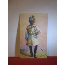 H. H. MAHARAJA SIR PRATAP SINGH by A C Lovett postcard National Army Museum =