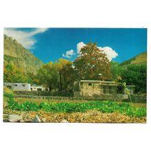 Postcard Pakistan Northern Kashmir Karimabad Hunza houses unposted 1970s ?