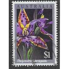 AUS 1986 $1.00 'ORCHIDS' FINE USED (EBID66-555)