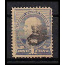 Used 212 1c Benjamin Franklin Average Plus RA0540