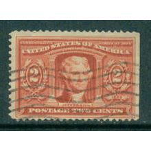 Used 324 2c Thomas Jefferson Just Clears M05947