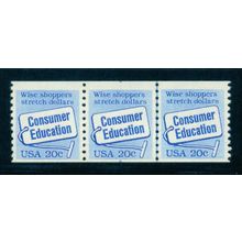 2005v 20c Consumer Education Fine MNH Dry Gum PNC 4/3 Split # C0980