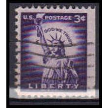 Used 1035 3c Statue of Liberty Very Fine BPS KA5740