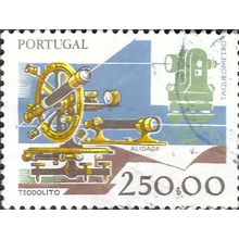 PORTUGAL, Old and modern, surveying, blue 1983, 250Esc
