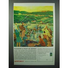 1966 Quebec Canada Tourism Ad - Pleasure's Point