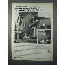 1966 Quebec Canada Ad - Explore Les Beautes du Quebec