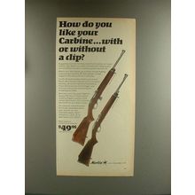 1967 Marlin Model 989 M2, Model 99 M1 Carbine Rifle Ad