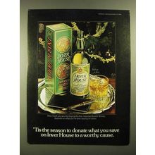 1978 Inver House Scotch Ad - 'Tis The Season to Donate