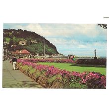 PROMENADE, MINEHEAD, SOMERSET used postcard by Plastichrome 1971 postmark =