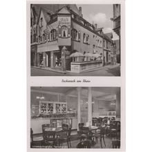 Cafe Konditorei Giesers Bacharach German RPC Postcard
