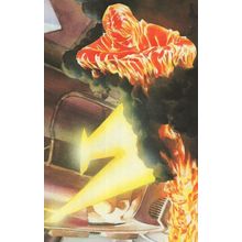 Human Torch Vs Galactus Marvel Comic Book Postcard