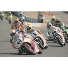 Grand Prix Motorcycle Race Racing Donington 1990 Postcard
