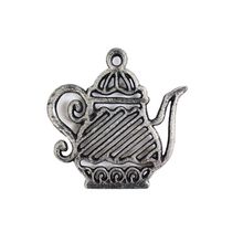 Pack Of 2] Rustic Silver Cast Iron Teapot Trivet 9""