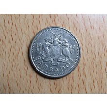 Barbados 1994 25 Cents Coin