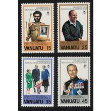 Vanuatu Duke of Edinburgh Award 4v 1981 MNH SG#311-314 Sc#304-307