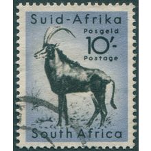 South Africa 1954 10s Sable Antelope SG164 used