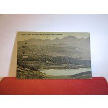ASSYNT LODGE & WEST SIDE OF QUINAG, SUTHERLAND, SCOTLAND used postcard 1912 pm =