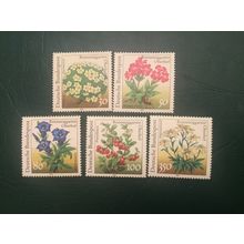 ICOLLECTZONE Germany 1630-1634 VF NH flowers