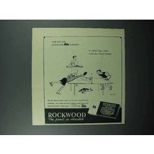1946 Rockwood's Chocolate Bits Ad - Time Out Cookies