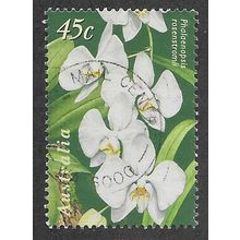 AUS 1998 45c 'JOINT ISSUE WITH SINGAPORE- ORCHIDS' FINE USED (EBID68-296)