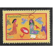 AUS 1998 45c 'CHRISTMAS' FINE USED (EBID68-322)