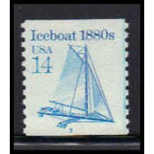2134 14c Iceboat Very Fine MNH Dry Gum CNS 3 PA5937