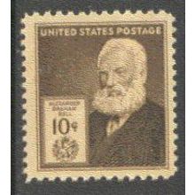 893 10c Alexander Graham Bell Fine MNH BA0417