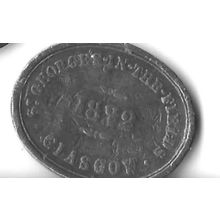 1822 Glasgow St. Georges in the fields Church Token Fine