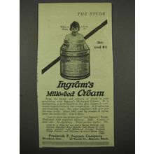1918 Ingram's Milkweed Cream Ad
