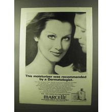 1973 Marcelle Moisture Lotion and Moisture Creme Ad