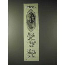 1973 March of Dimes Ad - Reflect!