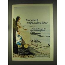 1976 Belair Cigarettes Ad - Treat to Light Menthol
