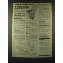 1979 Koolatron F1A Portable Refrigerator Ad - You say you're fed up with