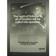 1984 Allied NOVA National Science Test Ad