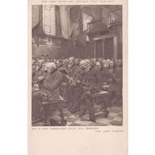 The Last Muster Hubert Von Herkomer Military Painting Postcard